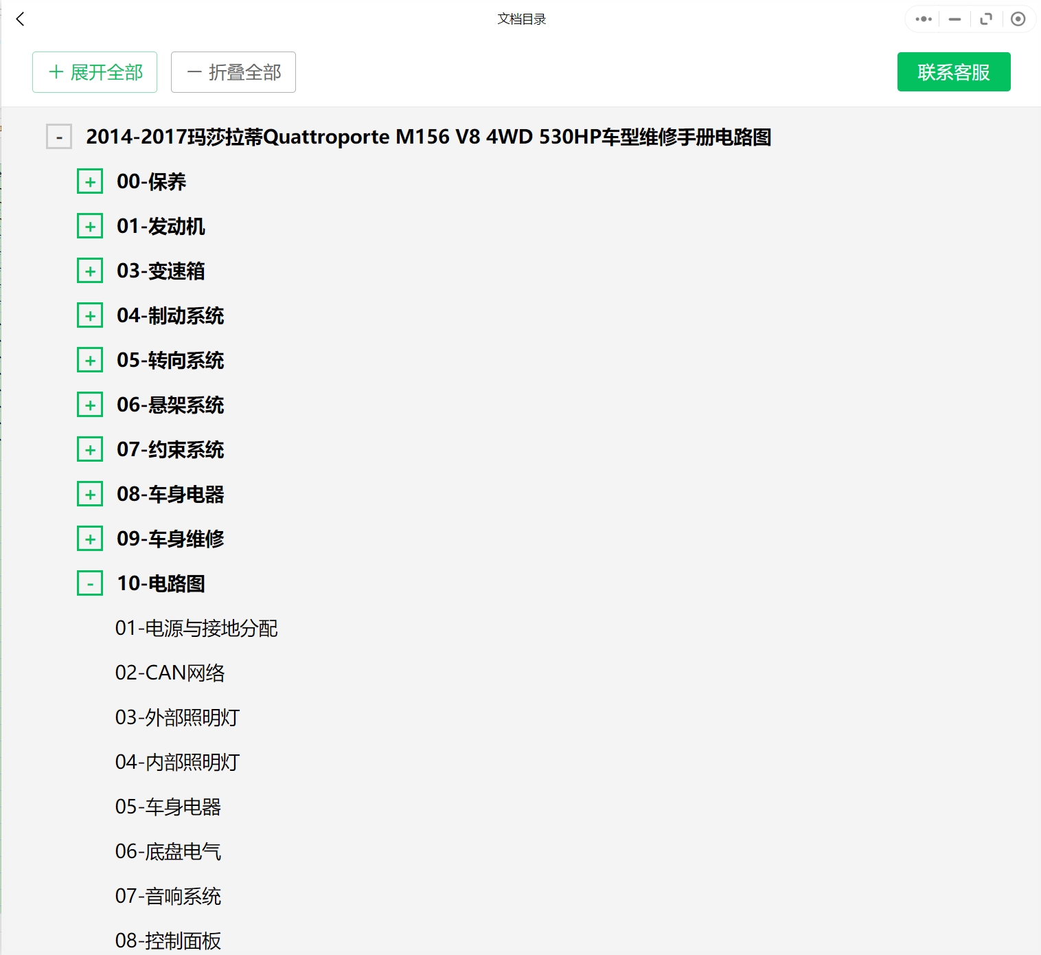 2008-2017年瑪莎拉蒂汽車維修手冊(cè)和電路圖[資料更新]